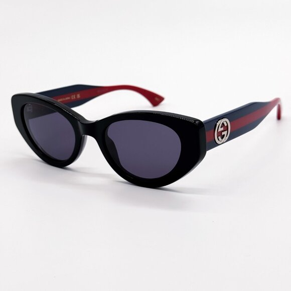 NEW GUCCI GG1862S 004 CAT EYE BLACK/BLUE WOMEN SUNGLASSES GUCCI main image 10